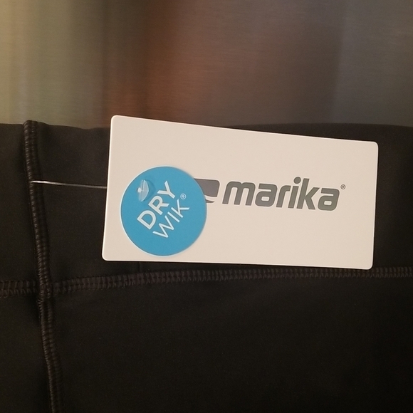 💕MARIKA💕 Hazel Bermuda Bike Shorts ~ Black Large L NWT - Picture 4 of 10